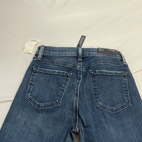 NWT J Brand Skinny Leg Mid Rise Skinny 11” Leg Opening Denim Jeans Size 25 New - Picture 9 of 9